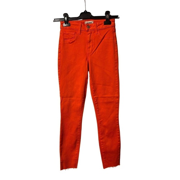 NWT L'AGENCE Margot Jean Poppy Red 24 - Picture 1 of 8